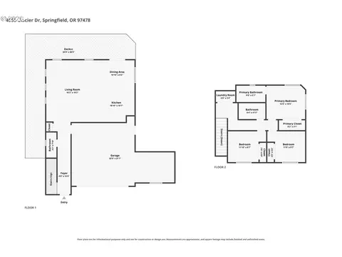 Floorplan - 4868 Glacier Dr, Springfield, OR 97478 photo 1 of 1