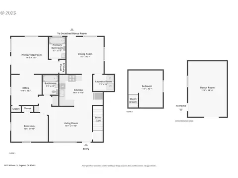 Floorplan - 1572 Wilson Ct, Eugene, OR 97402 photo 1 of 1