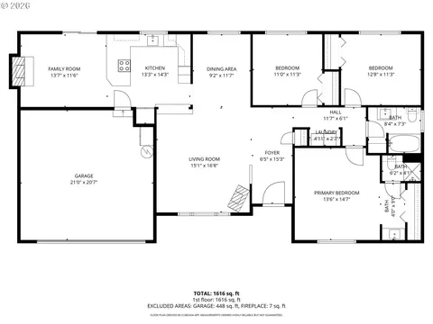 Floorplan - 992 Travis Ave, Eugene, OR 97404 photo 1 of 1