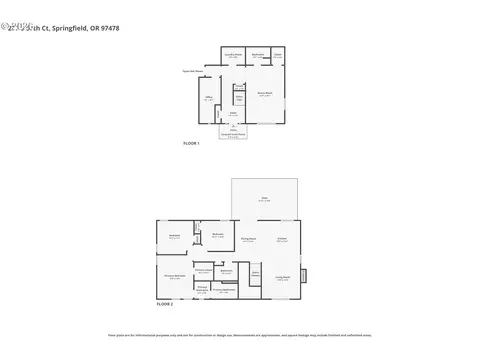 Floorplan - 277 S 67th Ct, Springfield, OR 97478 photo 1 of 3