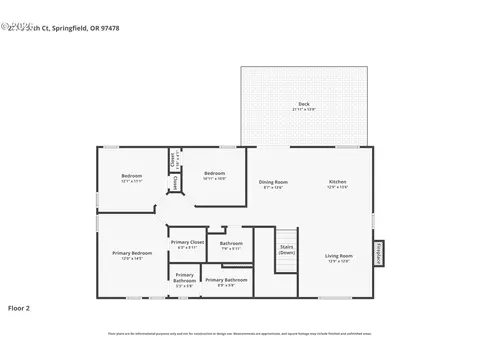 Floorplan - 277 S 67th Ct, Springfield, OR 97478 photo 3 of 3