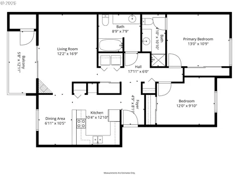 Floorplan - 4768 W Powell Blvd # 122, Gresham, OR 97030 photo 1 of 1