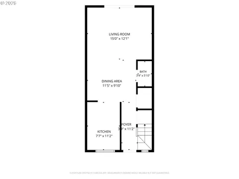 Floorplan - 2058 NE Hogan Dr, Gresham, OR 97030 photo 1 of 3
