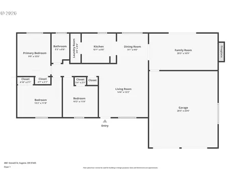Floorplan - 4861 Donald St, Eugene, OR 97405 photo 1 of 1