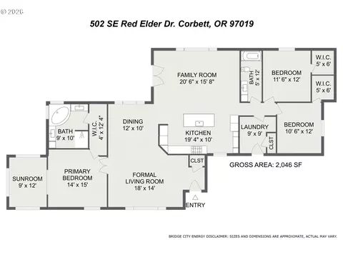 Floorplan - 502 SE Red Elder Dr, Corbett, OR 97019 photo 1 of 1