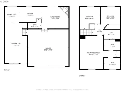 Floorplan - 1336 SE La Mesa Ave, Gresham, OR 97080 photo 1 of 1