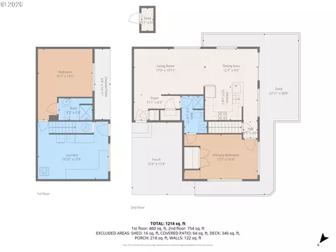 Floorplan - 10919 E Mapleton Rd, Mapleton, OR 97453 photo 1 of 1