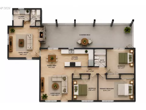 Floorplan - 280 SEvelyn Ave, Gresham, OR 97080 photo 1 of 1