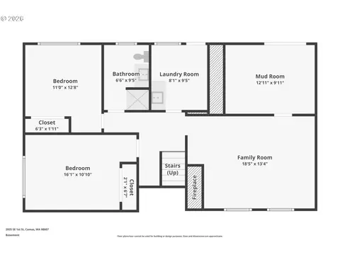 Floorplan - 2925 E 1st Ave, Camas, WA 98607 photo 1 of 2