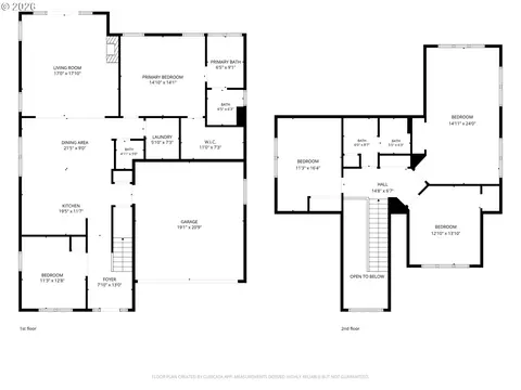 Floorplan - 2481 SW 41st St, Gresham, OR 97080 photo 1 of 3