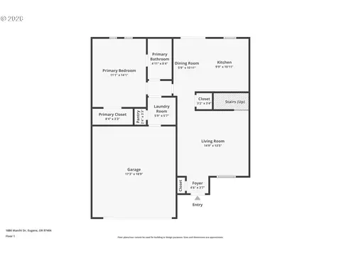 Floorplan - 1880 Manihi Dr, Eugene, OR 97404 photo 1 of 3