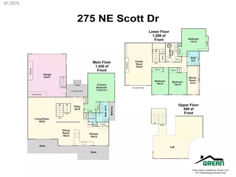 Floorplan - 275 NE Scott Dr, Gresham, OR 97030 photo 1 of 1