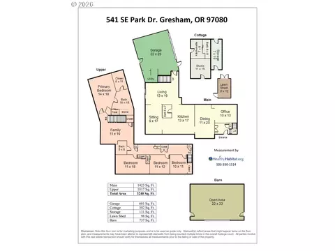 Floorplan - 541 SE Park Dr, Gresham, OR 97080 photo 1 of 1