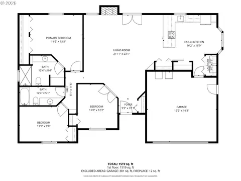 Floorplan - 723 71st St, Springfield, OR 97478 photo 1 of 1