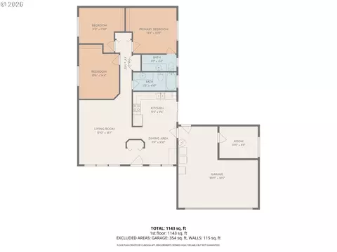 Floorplan - 4514 Souza St, Eugene, OR 97402 photo 1 of 1