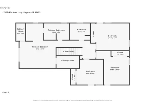 Floorplan - 27828 Gibralter Loop, Eugene, OR 97405 photo 4 of 4