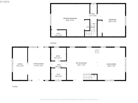 Floorplan - 68750 E Barlow Trail Rd, Rhododendron, OR 97049 photo 1 of 1