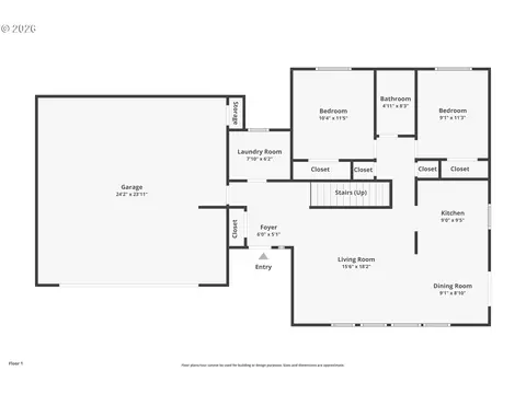 Floorplan - 85 W 35th Pl, Eugene, OR 97405 photo 1 of 3