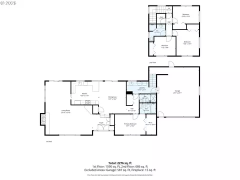 Floorplan - 3187 Alyndale Dr, Eugene, OR 97404 photo 3 of 3