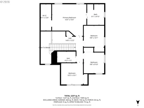 Floorplan - 5508 Donohoe Ave, Eugene, OR 97402 photo 2 of 3