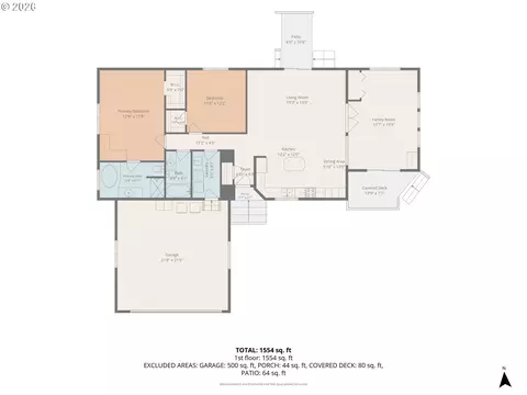 Floorplan - 1816 Fountain Ct, Eugene, OR 97402 photo 1 of 1