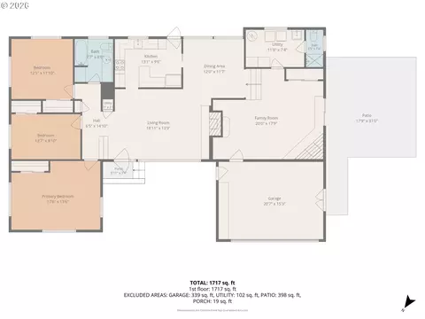 Floorplan - 3046 Bailey Ln, Eugene, OR 97401 photo 1 of 1