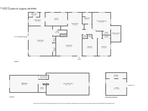 Floorplan - 1090 Corydon St, Eugene, OR 97401 photo 1 of 1