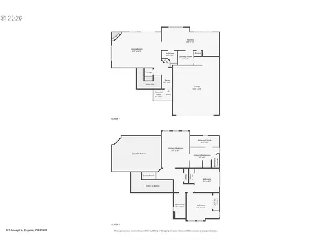 Floorplan - 482 Covey Ln, Eugene, OR 97401 photo 1 of 1