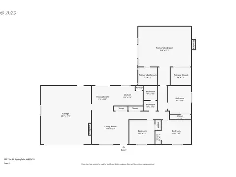 Floorplan - 277 71st Pl, Springfield, OR 97478 photo 1 of 1