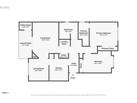 Floorplan - 4784 W Powell Blvd #118, Gresham, OR 97030 photo 1 of 1