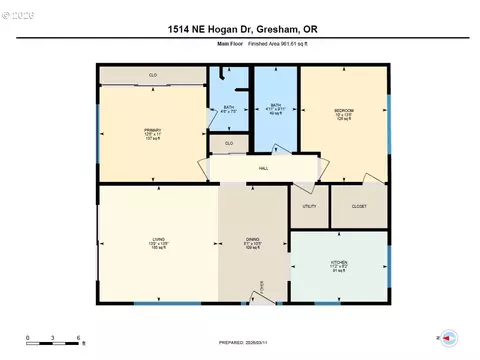 Floorplan - 1514 NE Hogan Dr, Gresham, OR 97030 photo 1 of 1