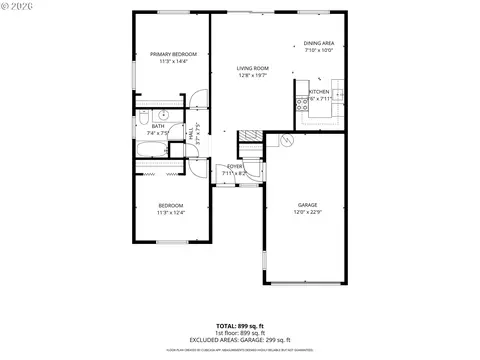 Floorplan - 2730 Cheryl St, Eugene, OR 97408 photo 2 of 3