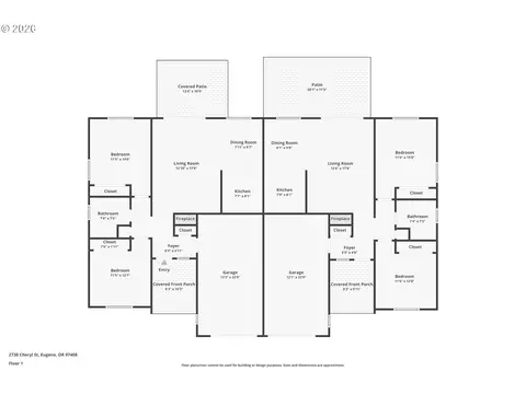 Floorplan - 2730 Cheryl St, Eugene, OR 97408 photo 3 of 3