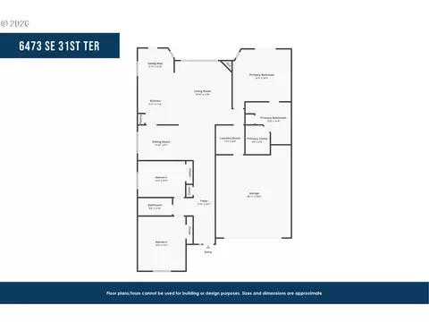 Floorplan - 6473 SE 31st Ter, Gresham, OR 97080 photo 1 of 1