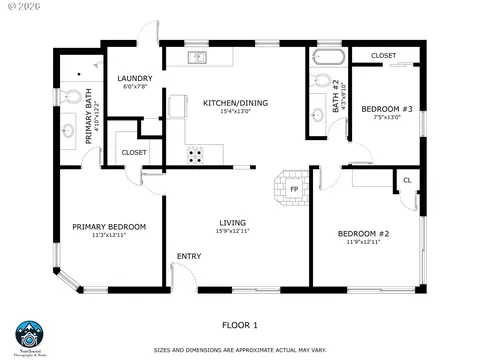 Floorplan - 4966 Parsons Ave, Eugene, OR 97402 photo 1 of 1