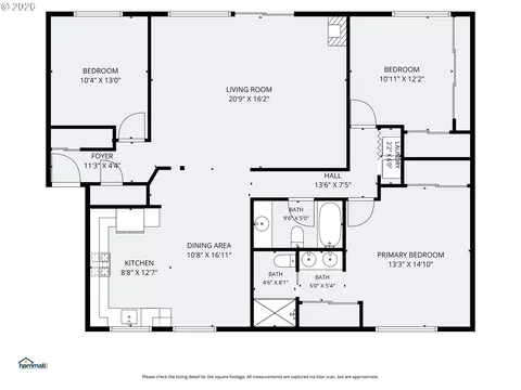 Floorplan - 654 Cherry Dr #1, Eugene, OR 97401 photo 1 of 1