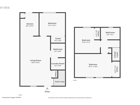 Floorplan - 28 Lawrence St, Eugene, OR 97401 photo 1 of 1