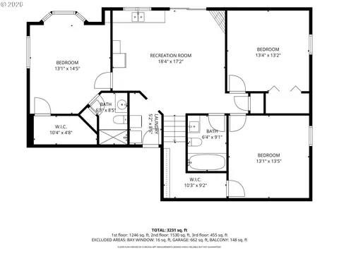 Floorplan - 3466 Ambleside Dr, Springfield, OR 97477 photo 2 of 3
