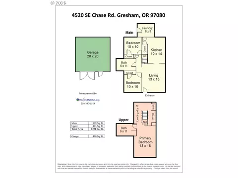 Floorplan - 4520 SE Chase Rd, Gresham, OR 97080 photo 1 of 1