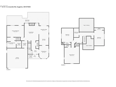 Floorplan - 3461 Merryvale Rd, Eugene, OR 97404 photo 1 of 1