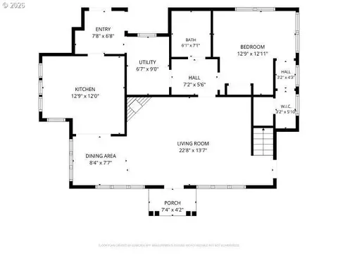 Floorplan - 817 NW Earl Ave, Gresham, OR 97030 photo 1 of 3