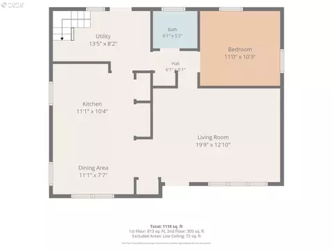 Floorplan - 301 E 2nd St, Canby, OR 97013 photo 2 of 5