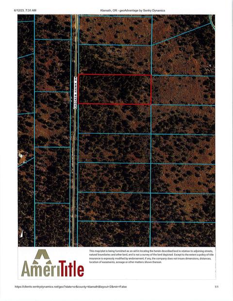 lot31 Chicken Hawk Dr, Bonanza, OR 97623
