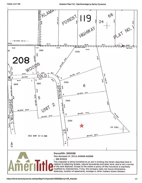 lot S 5 6 Cold Springs St, Bonanza, OR 97623