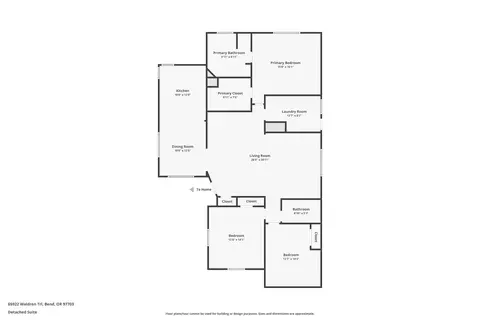 Floorplan - 65922 And 65926 Waldron Trl, Bend, OR 97703 photo 2 of 4