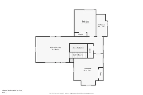 Floorplan - 2958 NW Celilo Ln, Bend, OR 97703 photo 2 of 3