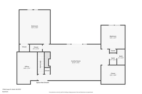 Floorplan - 17046 Cooper Dr, Bend, OR 97707 photo 4 of 4