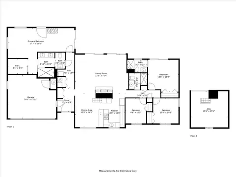 Floorplan - 57763 Yellow Rail Ln, Sunriver, OR 97707 photo 2 of 3