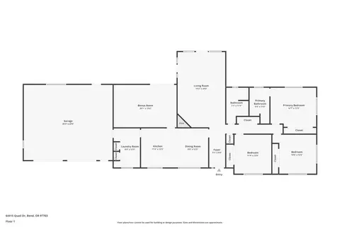 Floorplan - 64415 Quail Dr, Bend, OR 97703 photo 1 of 2