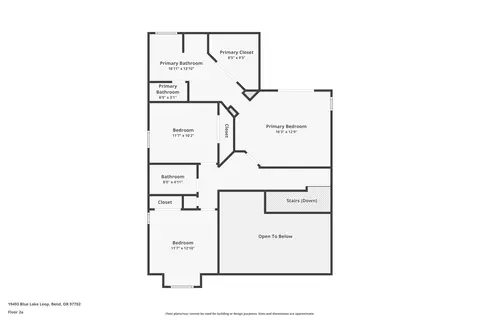 Floorplan - 19493 Blue Lake Loop, Bend, OR 97702 photo 2 of 3